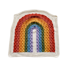 Load image into Gallery viewer, Crochet Rainbow Bobble Blanket // Classic // Baby Blanket Size