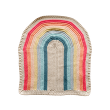 Load image into Gallery viewer, Crochet Rainbow Blanket // Pastels // Baby Blanket Size