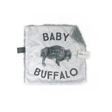 Load image into Gallery viewer, Baby Buffalo Minky Blanket // Small Square Lovey Size