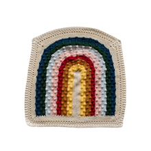 Load image into Gallery viewer, Crochet Rainbow Bobble Blanket // Summer // Baby Blanket Size